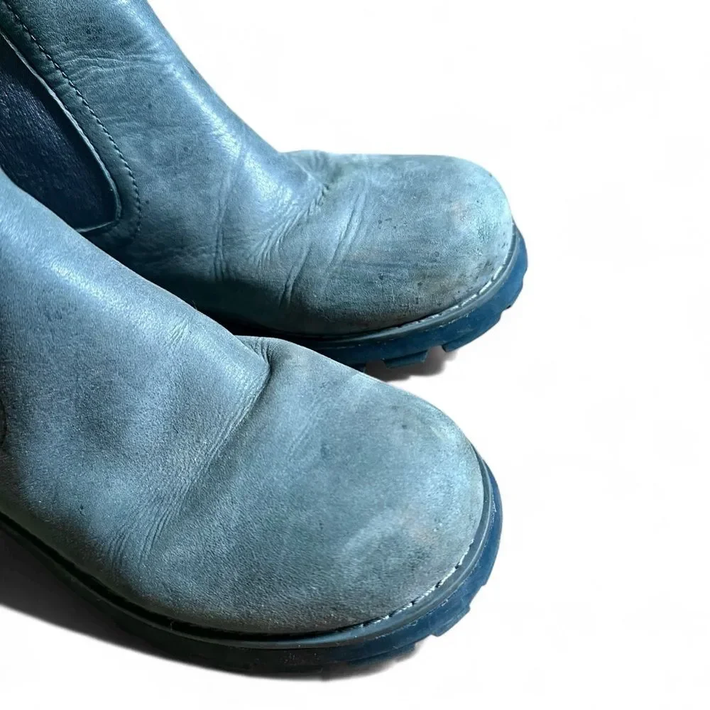 Camper Kids Gray Green Boots Size 31
